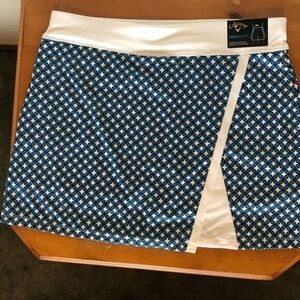 Callaway‎ Women's Golf NWT Truesculpt Opti-Dri Size Large Blue Sea Star Skort